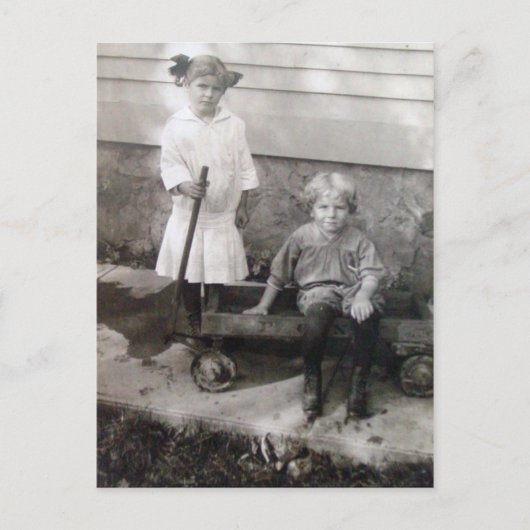 プレイタイム： 1908年頃 ポストカード (正面)