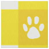 プレイドと前足 ファブリック (クローズアップ)