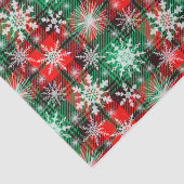 プレイドと雪の結晶クリスマスパターン1 薄葉紙 (詳細)