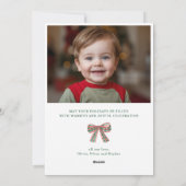 プレイドの弓の緑のフレーム写真 シーズンカード (裏面)