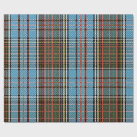 プレイドアンダーソン素朴スクリスマスホリデーズタータンチェック ラッピングペーパー (フラット)