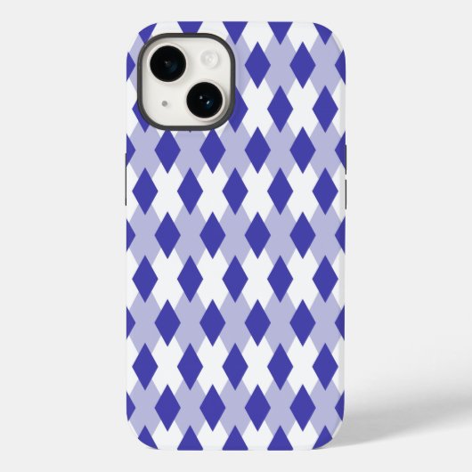 プレイドアーガイルパターン_4A46B0 Case-Mate iPhoneケース (裏面)