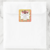 プレイドカップケーキケーキポップクッキーパッケージ スクエアシール (バッグ)