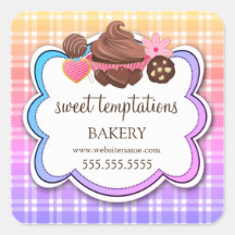 プレイドカップケーキケーキポップクッキーパッケージ