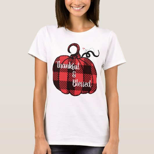 プレイドカボチャ Tシャツ (正面)