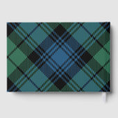 プレイドキャンベルバラゴールドフォイル結婚ズタータンチェック ゲストブック (裏面)