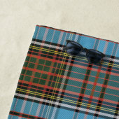 プレイドクランアンダーソンタータンチェックライトブルーブラウンチェック ビーチタオル (インサイチュ)