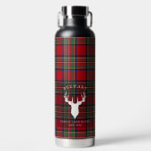 プレイドクランスチュワートファミリーレイクハウスタータンチェック ウォーターボトル (正面)