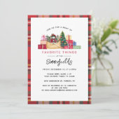 プレイドクリスマスホリデーお気に入りのズパーティー 招待状 (スタンド正面)