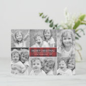 プレイドクリスマスホリデーフォトカード シーズンカード (スタンド正面)