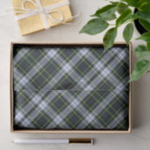 プレイドグリーンホワイトフェスティバルクリスマスゴードンタータンチェック 薄葉紙 (ギフト)