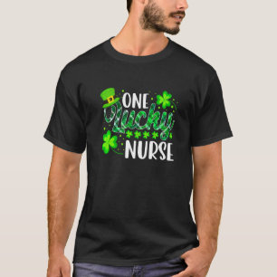 プレイドシャムロックラブナースラックスファーシングSt patricks Tシャツ