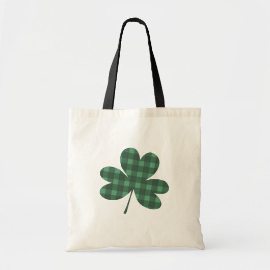 プレイドシャムロックSt patricks day トートバッグ (正面)