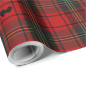 プレイドジェーンオーステンシルエットラッピング紙 ラッピングペーパー (ロールコーナー)