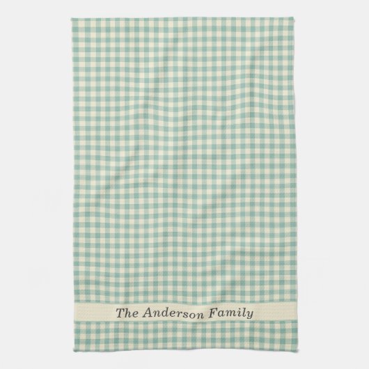 プレイドジンガ素朴ムファミリーネームファームハウス キッチンタオル (縦)