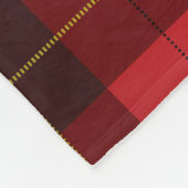 プレイドスウィート素朴ホームファームハウスウォレスタータンチェック フリースブランケット (角)