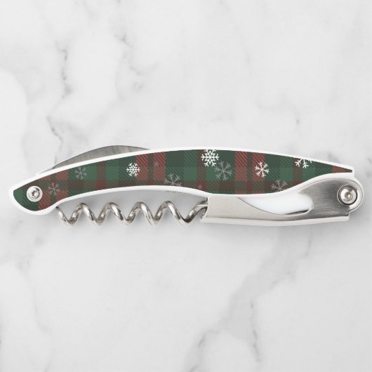 プレイドスノーフレークスメリークリスマスクラシック ソムリエナイフ (裏面)