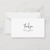 プレイドタータンチェックキャンベル素朴ズ結婚サンキュー ノートカード (正面)