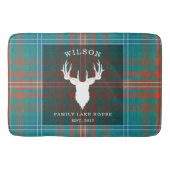 プレイドタータンチェッククランウィルソン家族レイクハウス バスマット (正面)