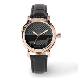 プレイドダシュントONブラック 腕時計