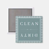 プレイドテルブルークリーンまたはダーティ食洗機 マグネット (正面/裏面)