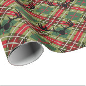 プレイドディアアントラー ラッピングペーパー (ロールコーナー)