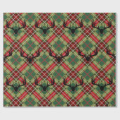 プレイドディアアントラー ラッピングペーパー (フラット)