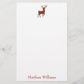 プレイドディアーデザイン 便箋 (正面)