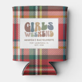 プレイドバチェロレッテガールズウィークエンド70sレトロ 缶クーラー (正面)