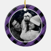 プレイドパープルニューホーム初めてのクリスマス セラミックオーナメント (裏面)