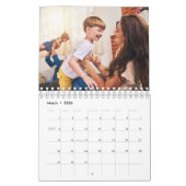 プレイドファミリー写真クラン・スチュワートタータンチェック2024 カレンダー (3月 2026)