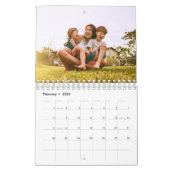 プレイドファミリー写真クラン・スチュワートタータンチェック2024 カレンダー (2月 2026)