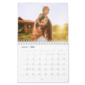 プレイドファミリー写真クラン・スチュワートタータンチェック2024 カレンダー (1月 2026)