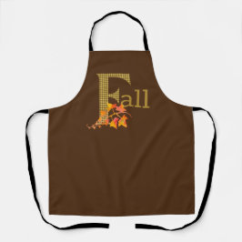 プレイドファンシー秋ワードアート エプロン