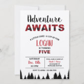 プレイドフィフス誕生日招待状アドベンチャーアワits 招待状 (正面)