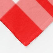 プレイドフリースブランケット, 60"x80" フリースブランケット (角)