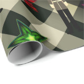 プレイドブリティッシュ兵士クリスマスラッピング紙 ラッピングペーパー (ロールコーナー)