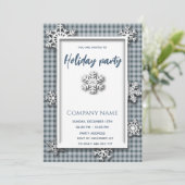 プレイドブルースノーフレーク・ホリデーパ企業のーティ 招待状 (スタンド正面)
