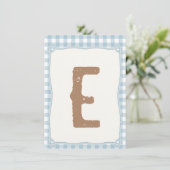 プレイドブルー第1ロデオ高椅子旗Eカード 招待状 (スタンド正面)