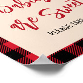 プレイドベアーキュブランバージャックベビーズアリー ポスター (角)