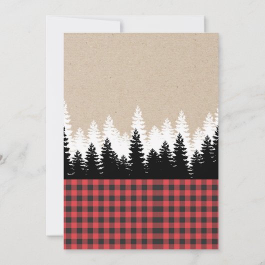 プレイドベアーズ1歳の誕生日パーティの招待状 招待状 (裏面)