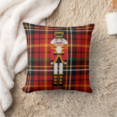 プレイドホリデーナツクラッカーピロー クッション (ブランケット)