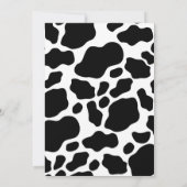 プレイドボーイホーリーカウファースト誕生日 招待状 (裏面)