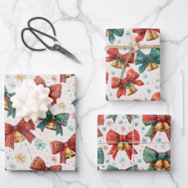 プレイドボーズベルレトロクリスマス ラッピングペーパーシート