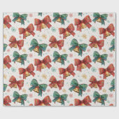 プレイドボーズベルレトロクリスマス ラッピングペーパー (フラット)