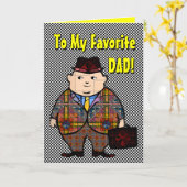 プレイドマン2父の日カード カード (黄色い花)