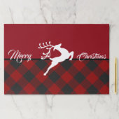 プレイドメリークリスマス紙ランチョンマット ペーパーパッド (インサイチュ)