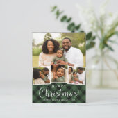 プレイドメリーホリディフォトコラージポストカード シーズンポストカード (スタンド正面)