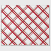 プレイドモダンクリスマスラッピング紙 ラッピングペーパー (フラット)