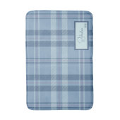 プレイドモダンスカイブルーバスマット バスマット (正面縦)